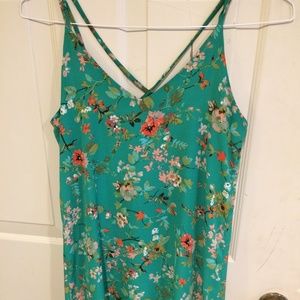 Green Floral Dress